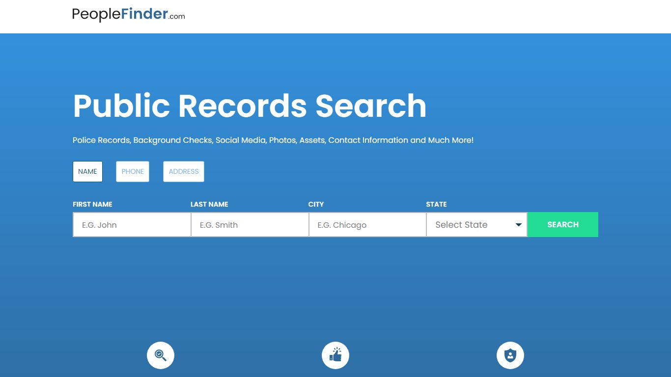 People Finder - People Search, Background Checks & Phone Number Lookup